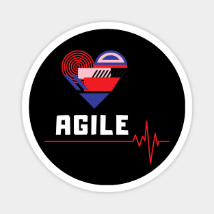 Agile Heart Magnet